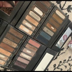 Used makeup palettes